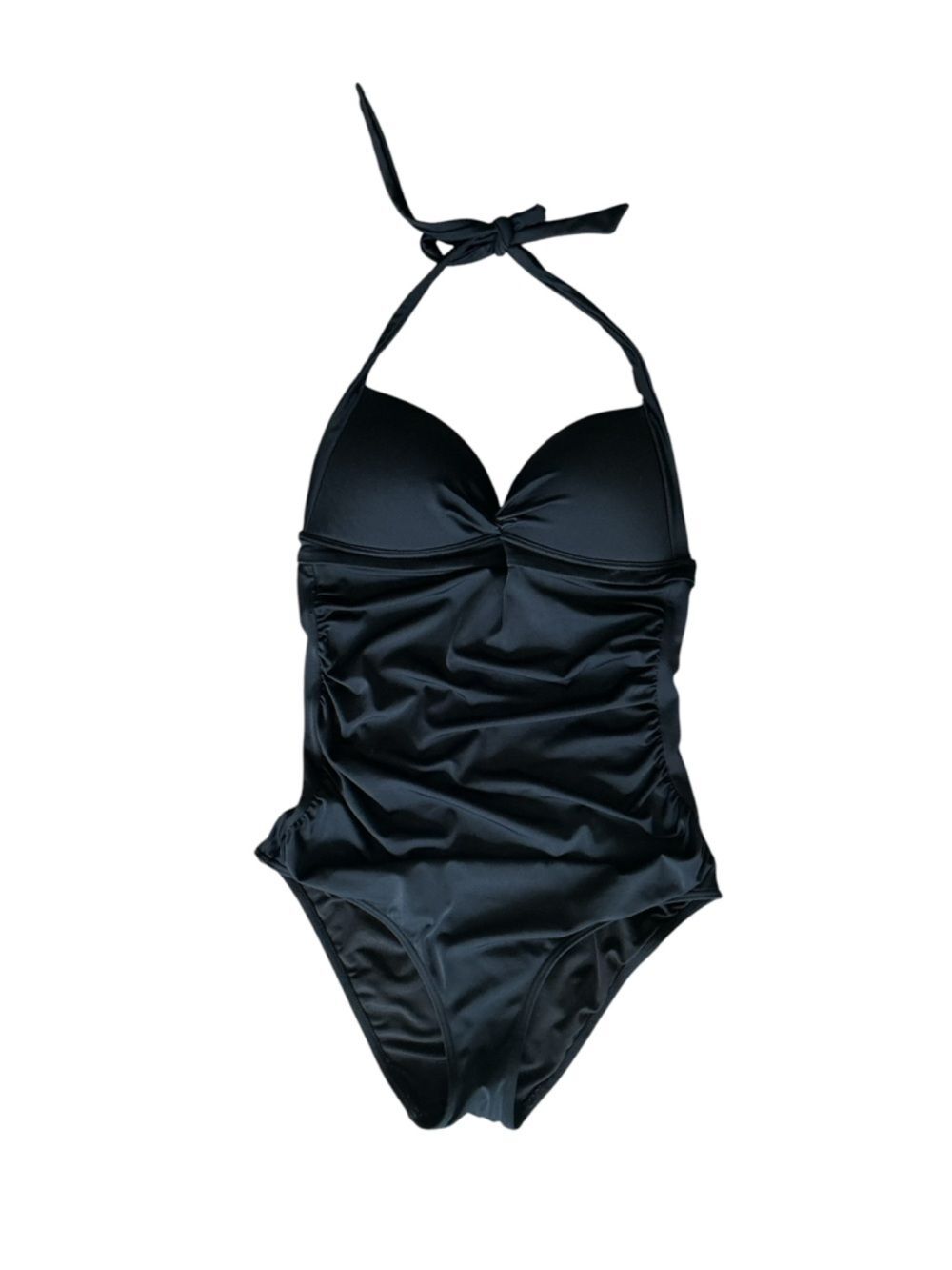 Victoria’s Secret Black Halter One Piece Swimsuit Size M